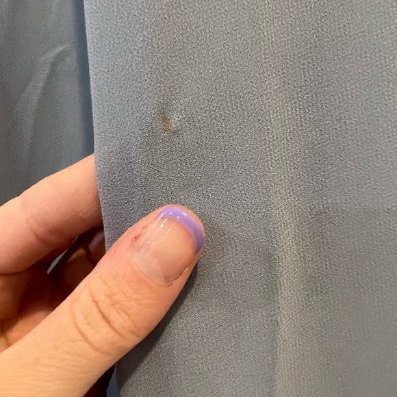 Azazie bridesmaid dress dusty blue - Picture 9 of 11